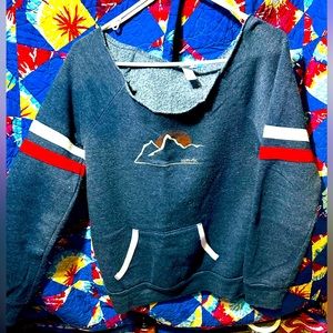 Off the shoulder Alaska sweatshirt